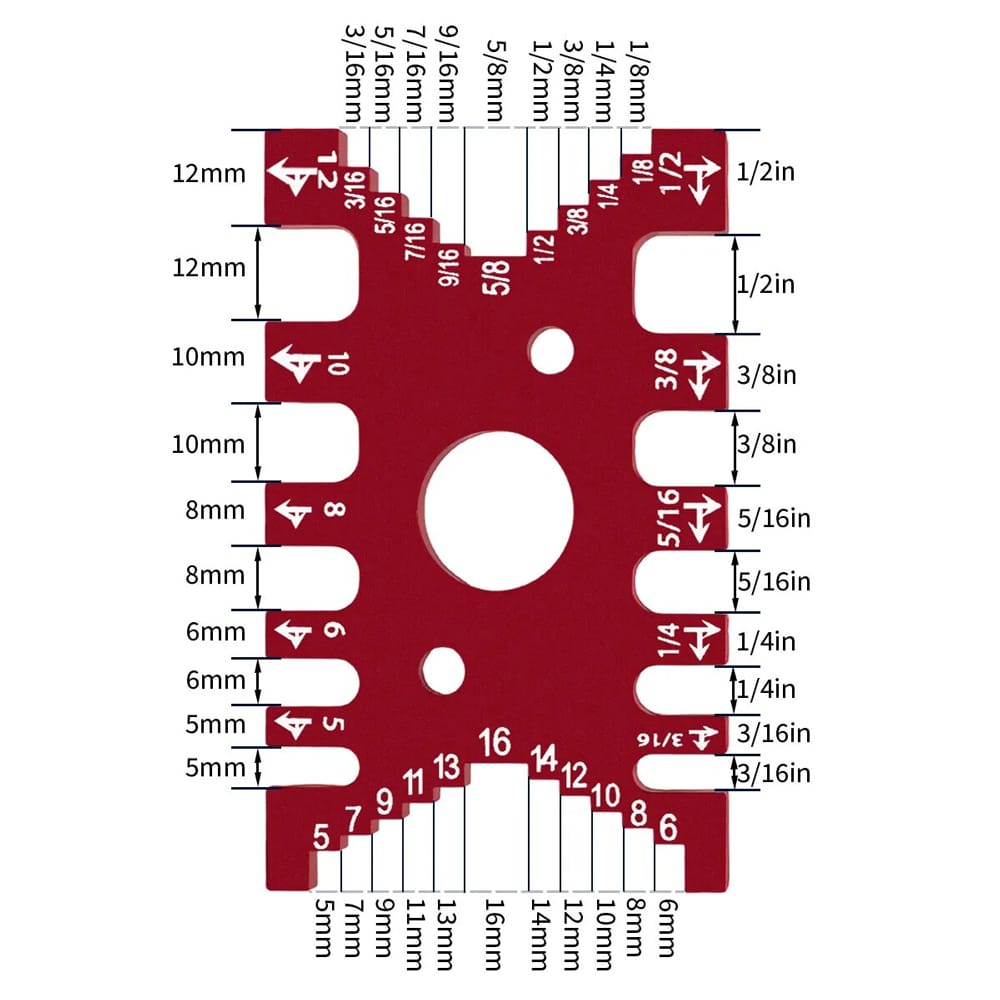 Medidor de Profundidade de Fresa para Tupia - RouterGauge