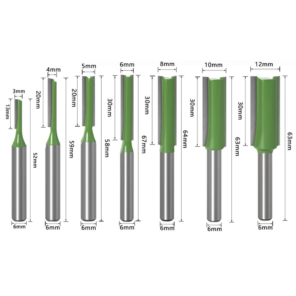 Fresa Reta de 6mm para Tupia – StraiRouter