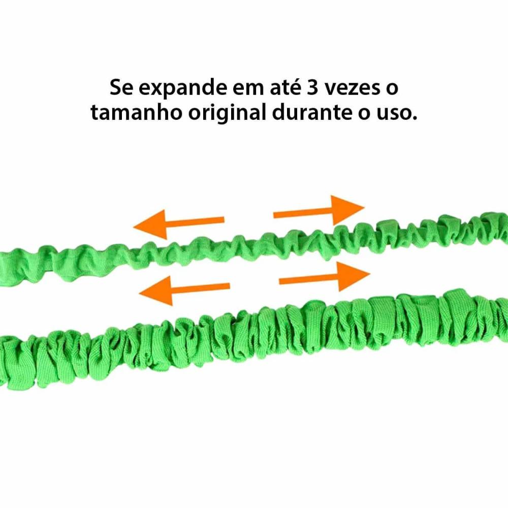 Mangueira Mágica Expansível com Gatilho e 7 Tipos de Jatos para Jardim - JatoFlex