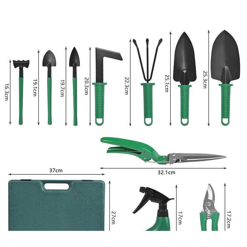 Kit Ferramentas Para Jardinagem 10 Peças Com Maleta