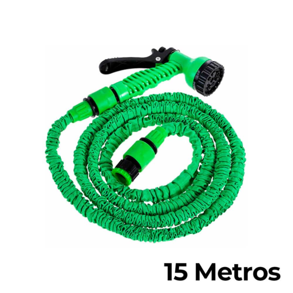 Mangueira Mágica Expansível com Gatilho e 7 Tipos de Jatos para Jardim - JatoFlex