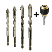 Conjunto de Brocas Serrilhadas com Engate Rápido Multiuso