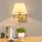 Luminária de Parede com Braço Dobrável Abajur