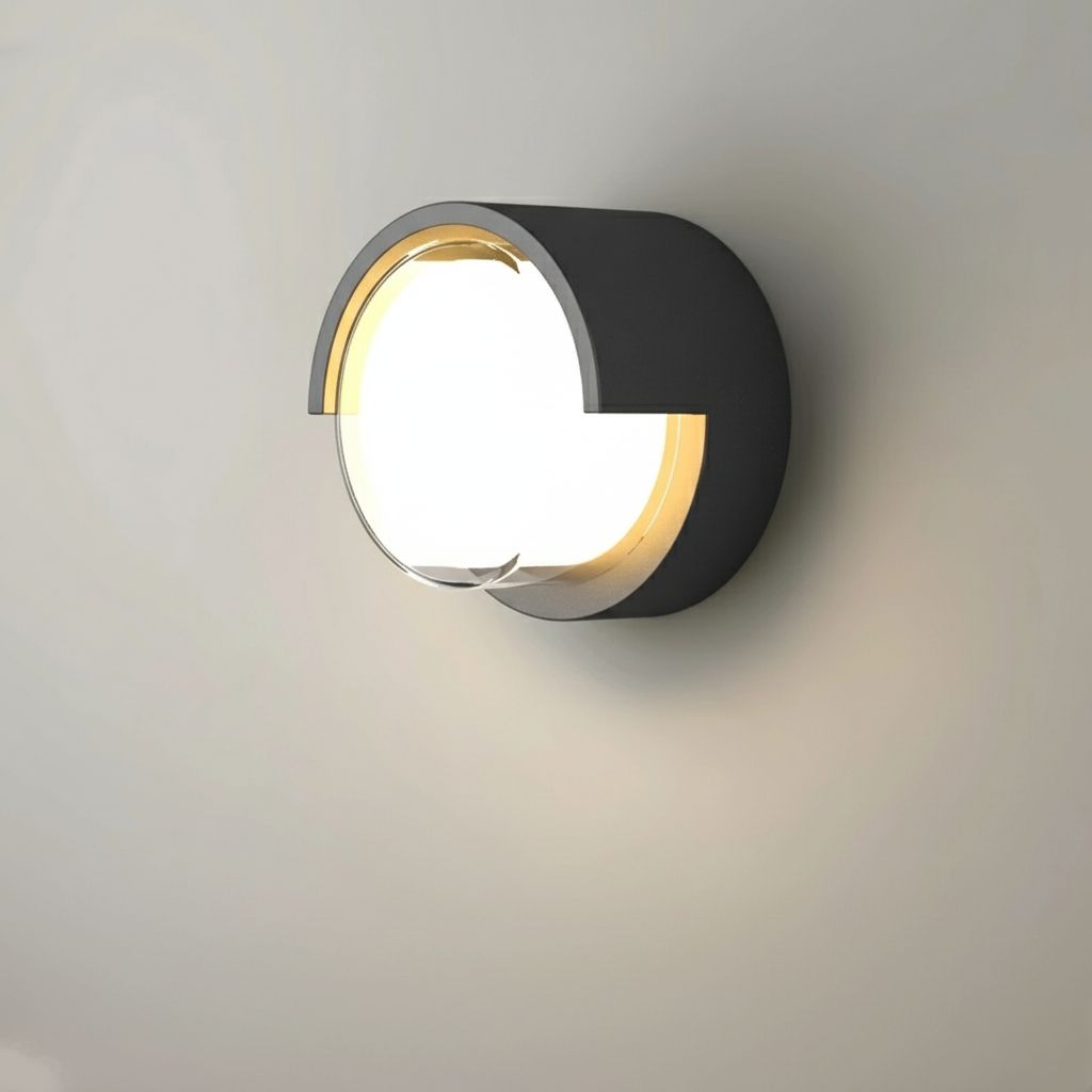 Arandela LED de Parede IP65 Quadrada e Redonda para Uso Interno e Externo