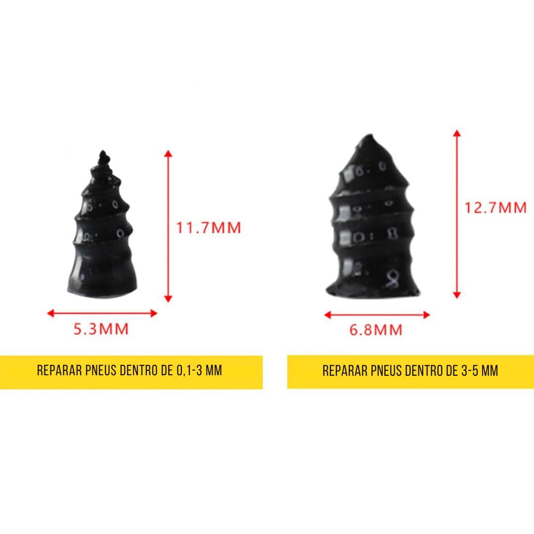 Kit Reparo Rápido para Conserto de Pneus - 30 Peças