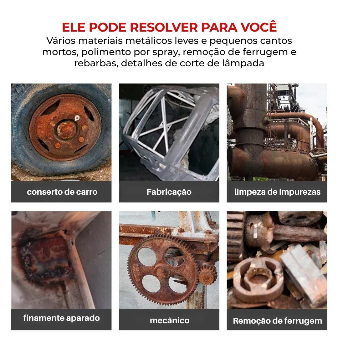 Pistola de Jato de Areia Akada Remova Ferrugem e Manchas com Facilidade