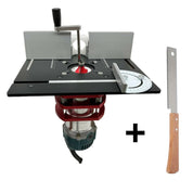 Placa InvertRouter Pro Black com Elevação para Tupia Manual + 1 Serrote de Brinde