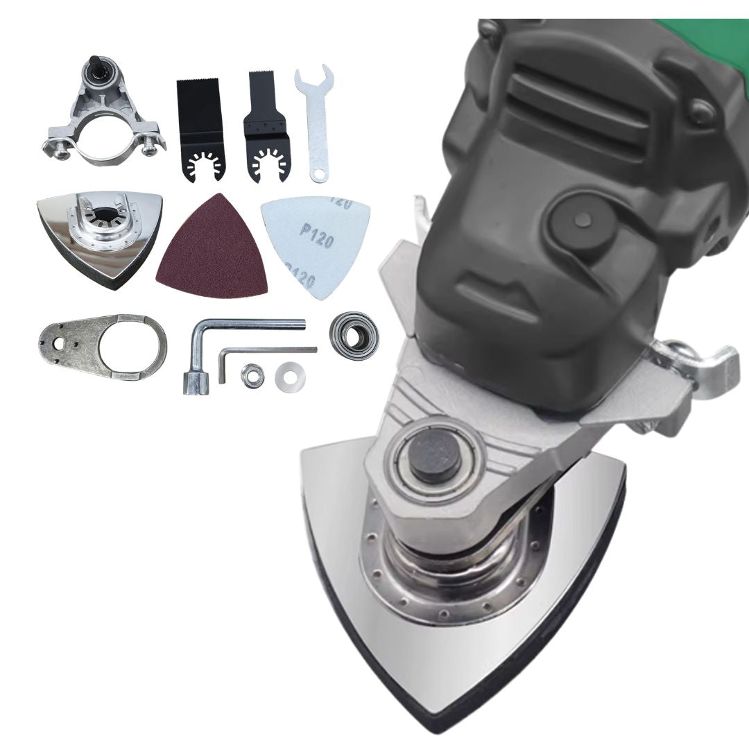 Adaptador Oscilante GrindFlex para Esmerilhadeira funcionando