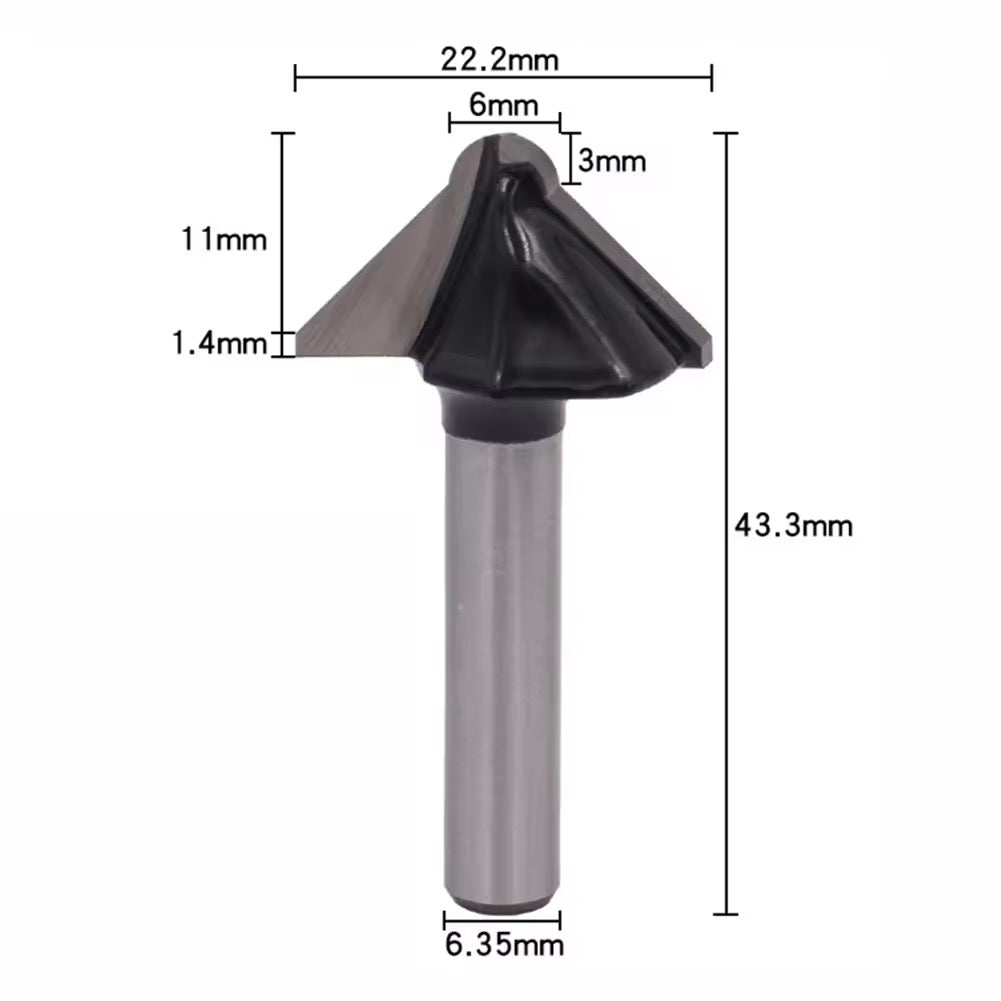 Fresa 90° para Dobra de MDF