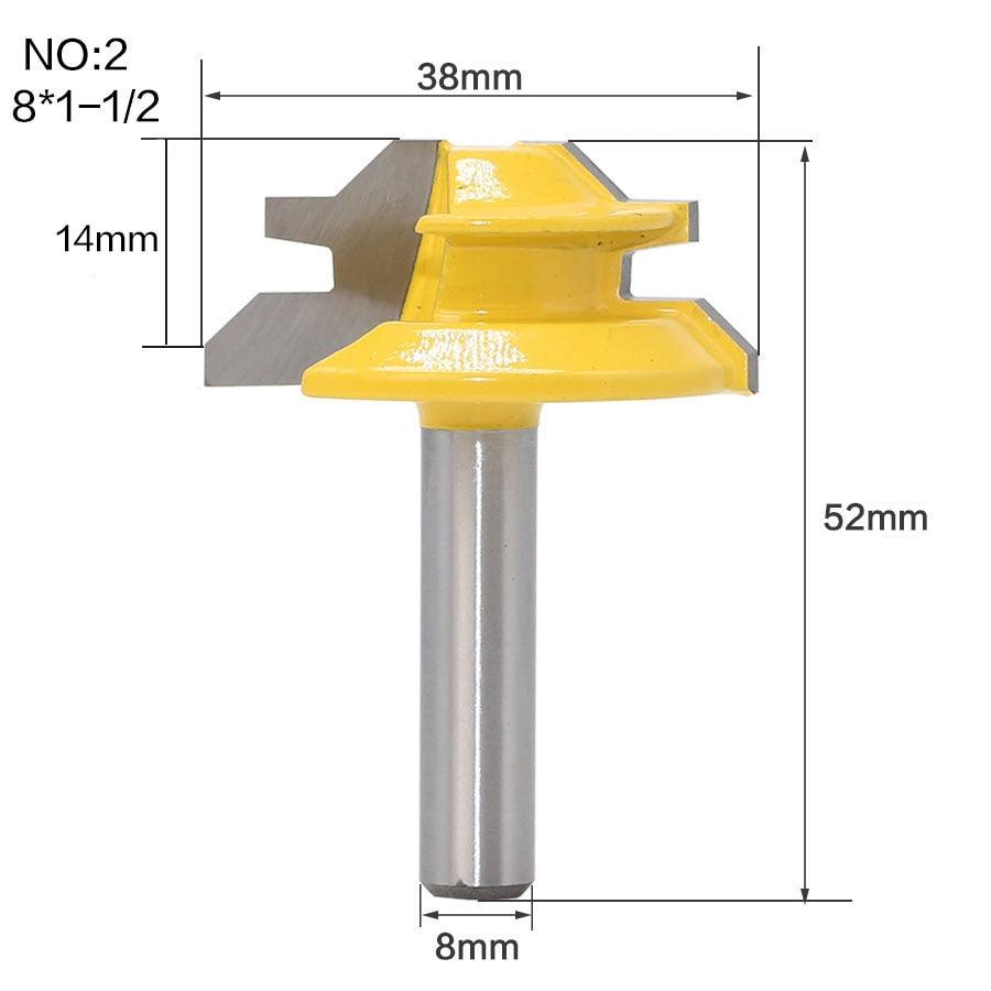 Fresa para Tupia 45 Graus de 8mm - Router45