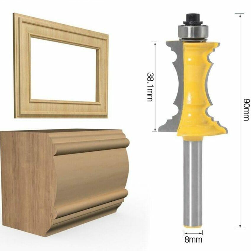 Fresa Moldura Router Frame de 8mm para Tupia