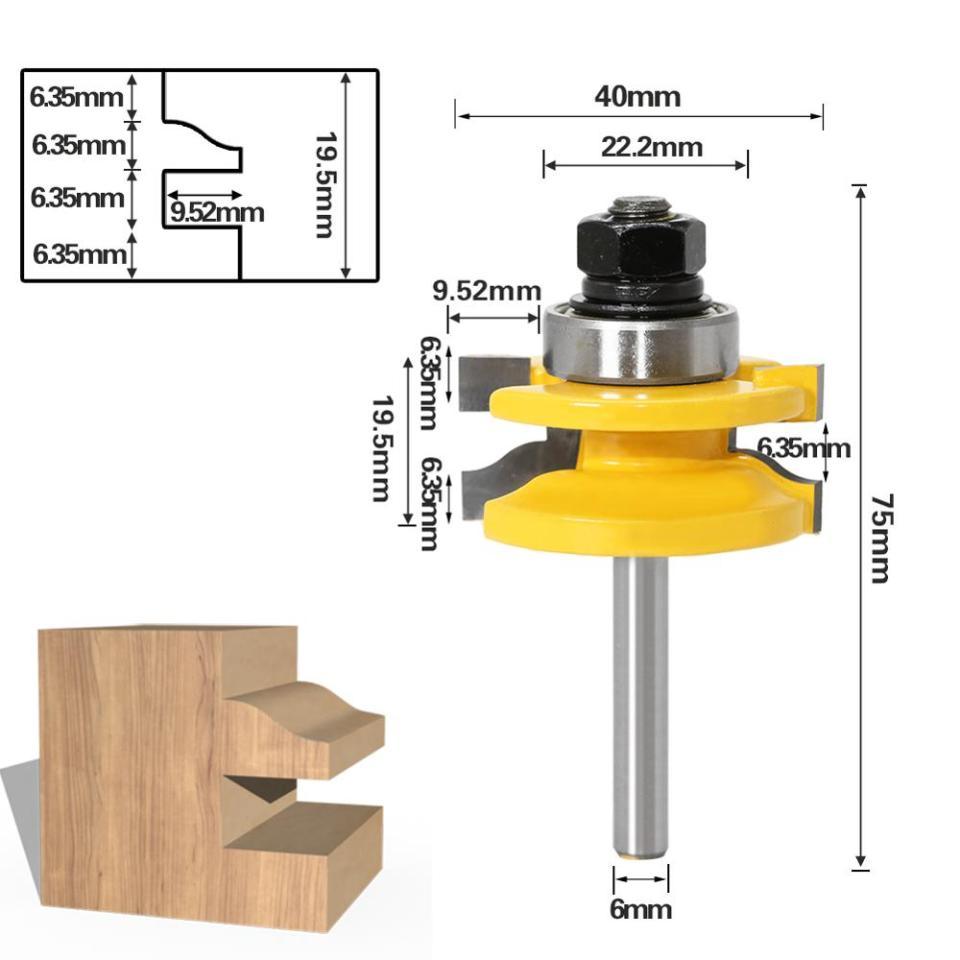 Kit Fresas de 6mm para Tupia – RouterMax