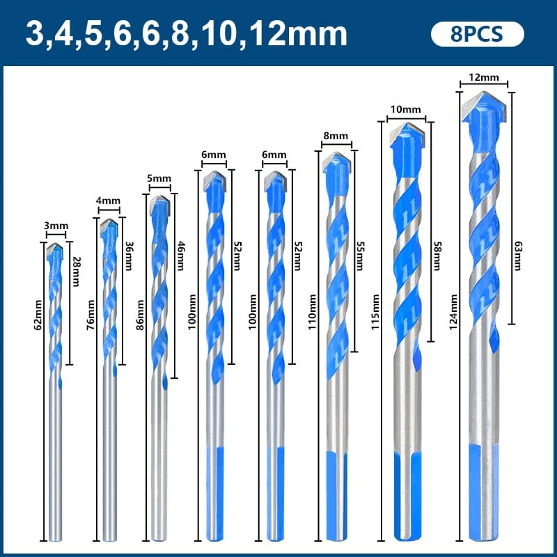 Kit Brocas Multimaterial ImpactDrill