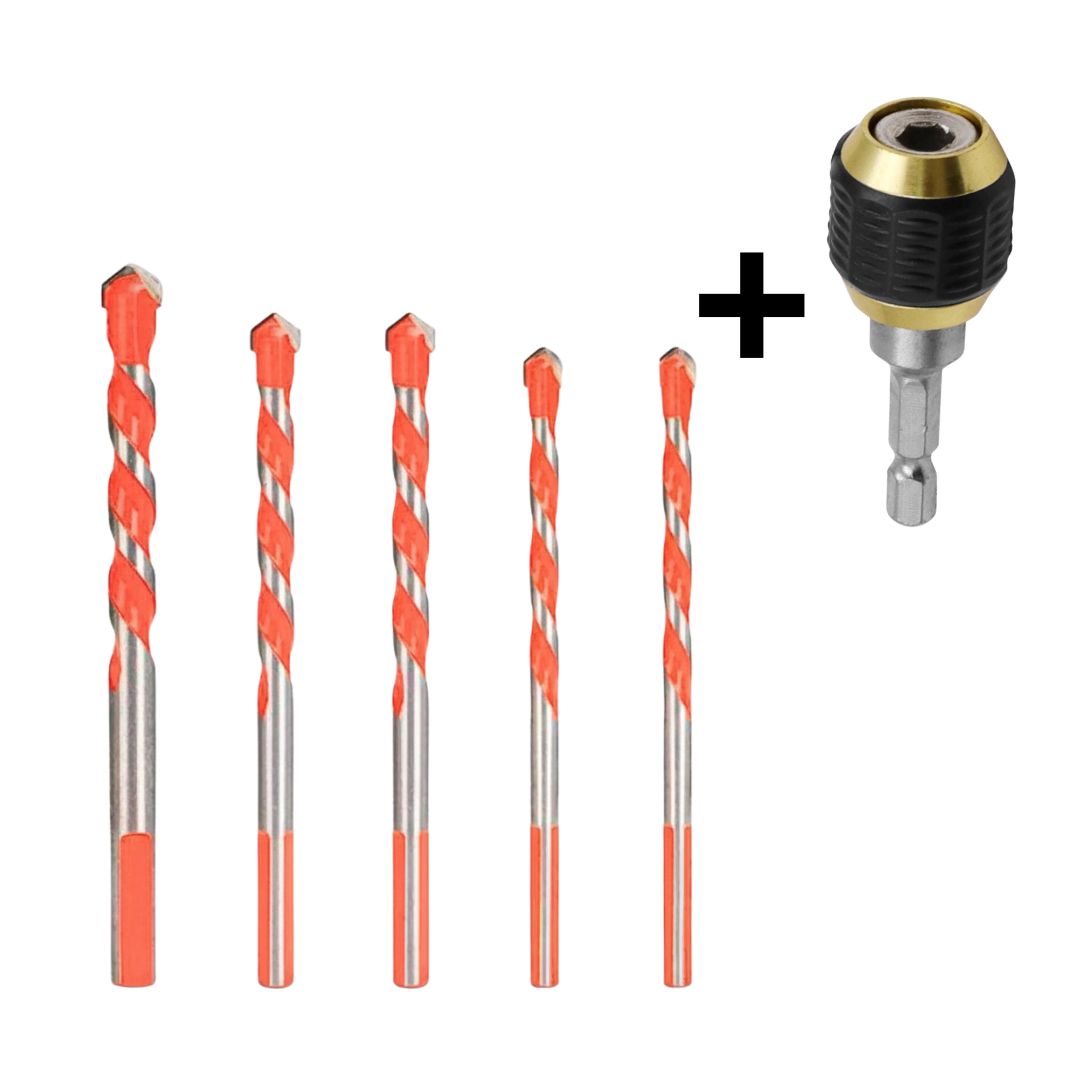 Kit 6 Brocas Multimaterial - TopDrill - Akada Brasil
