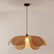 Pendente Minimalista em Rattan Palha Natural