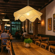 Luminária Pendente Flor Branca