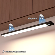 Luminária Sem Fio Magnética Recarregável USB, 3 Modos de Luz