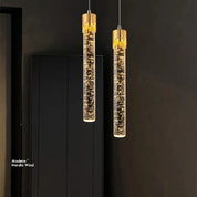 Nordic cristal luzes pingente led lâmpada do teto cabeceira pendurado iluminação para sala de estar cozinha quarto teto decoração casa