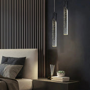 Nordic cristal luzes pingente led lâmpada do teto cabeceira pendurado iluminação para sala de estar cozinha quarto teto decoração casa