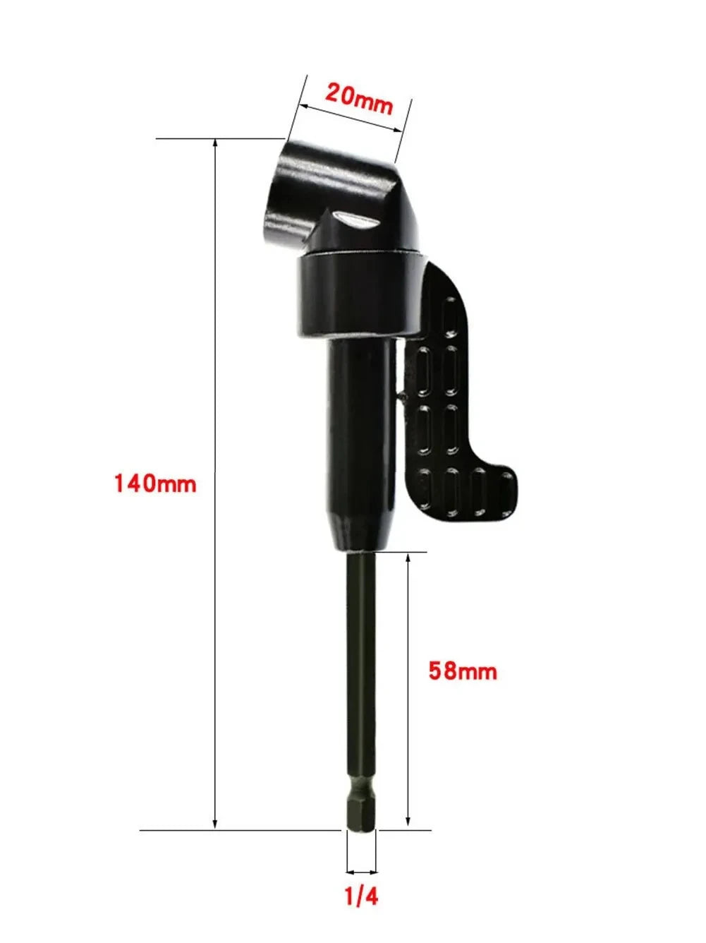 105 graus 1 4 hex haste magnética broca ângulo extensão chave de fenda ângulo chave de fenda acessórios da ferramenta elétrica