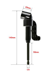 105 graus 1 4 hex haste magnética broca ângulo extensão chave de fenda ângulo chave de fenda acessórios da ferramenta elétrica