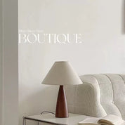 Luminária de mesa retrô de madeira sólida, decoração interna, atmosfera, quarto, cabeceira, sala de estar, chá, estudo