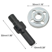 10mm broca elétrica para moedor de ângulo biela conversor conjunto moagem conexão adaptador ferramenta elétrica para disco corte