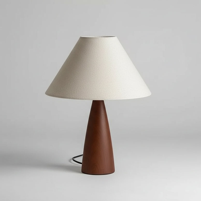 Luminária de mesa retrô de madeira sólida, decoração interna, atmosfera, quarto, cabeceira, sala de estar, chá, estudo