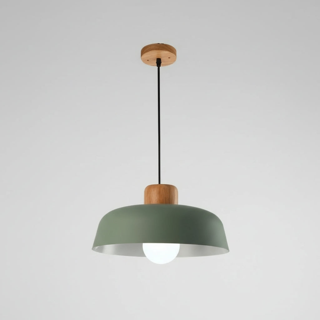 Lustre nórdico do macaron do estilo, iluminação de madeira maciça, simples, moderno, bom para a sala de visitas, quarto, sala de jantar, estudo