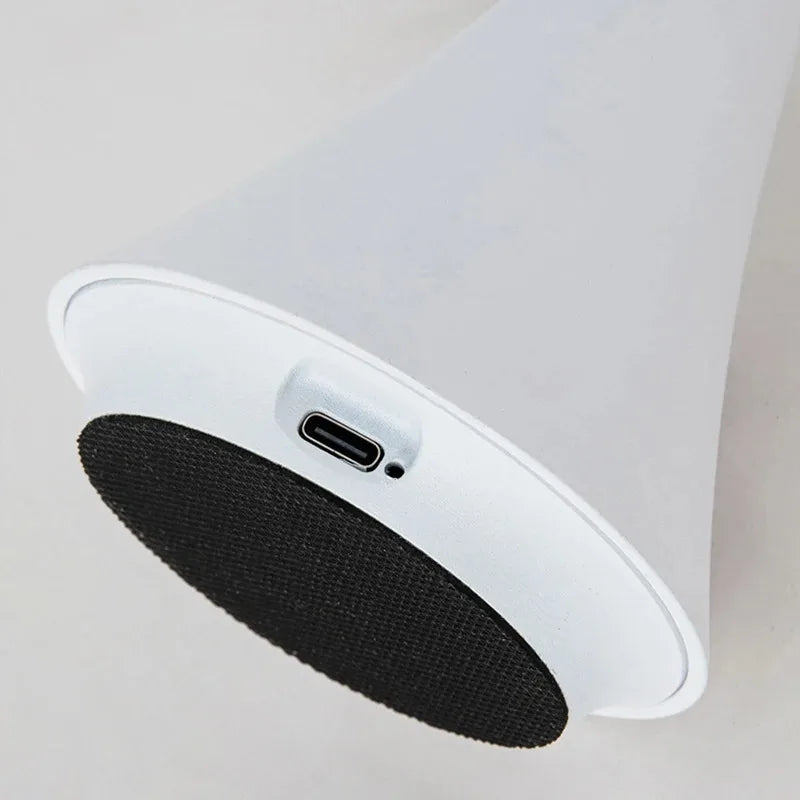 Nova cabeça cogumelo candeeiro de mesa recarregável sem fio toque lâmpada criativa USB-C lâmpada de mesa do hotel quarto atmosfera luz