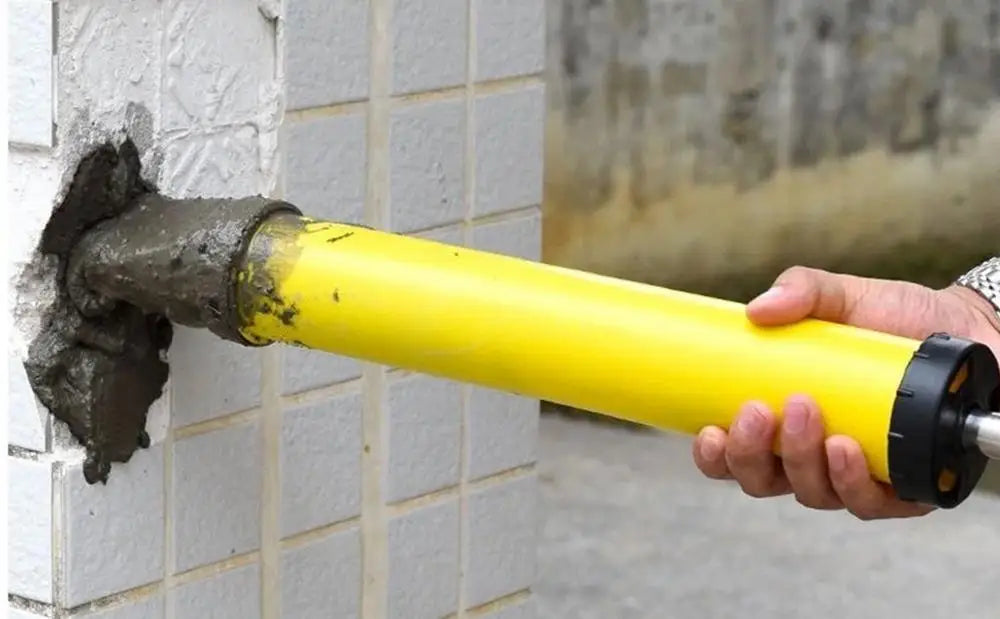 Ferramentas de enchimento de rejunte aplicador ferramentas manuais com 4 bicos pistola de calafetagem rejunte argamassa pulverizador cimento bomba de cal