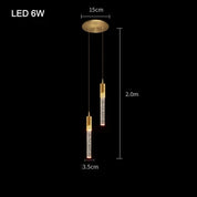 Nordic cristal luzes pingente led lâmpada do teto cabeceira pendurado iluminação para sala de estar cozinha quarto teto decoração casa