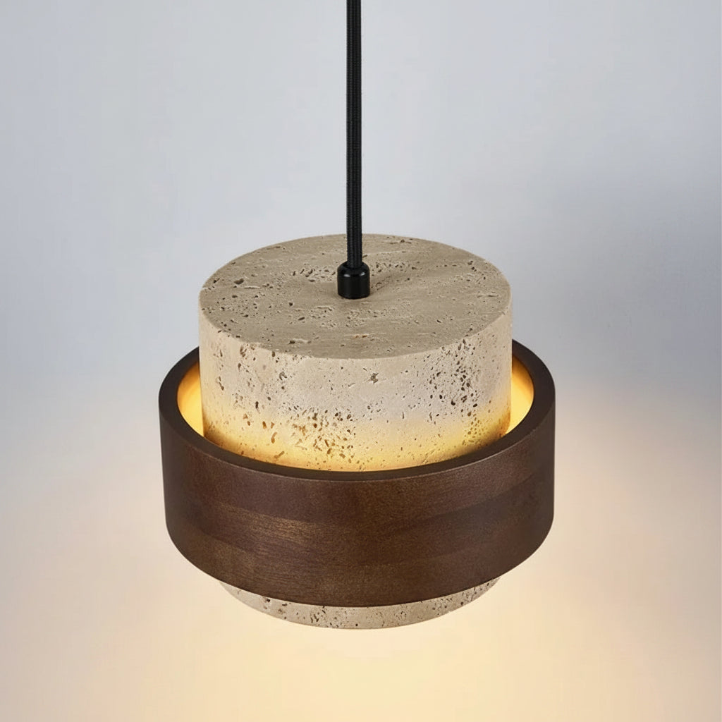 Pendente Luminária Pedra, Estilo Minimalista