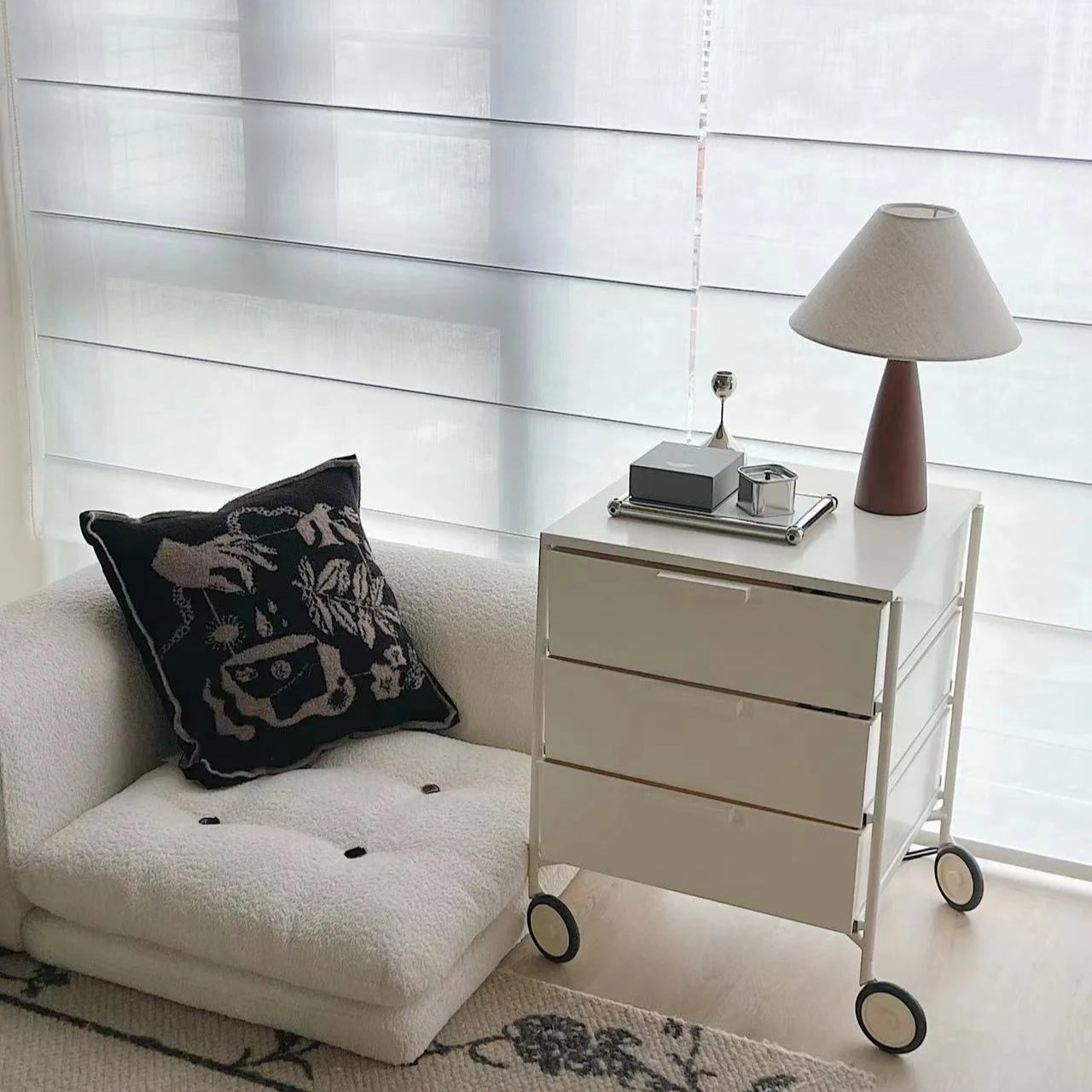 Luminária de mesa retrô de madeira sólida, decoração interna, atmosfera, quarto, cabeceira, sala de estar, chá, estudo