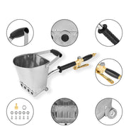 Pistola de Pulverização Profissional para Construção e DIY - Uso com Compressor (4 Jatos).