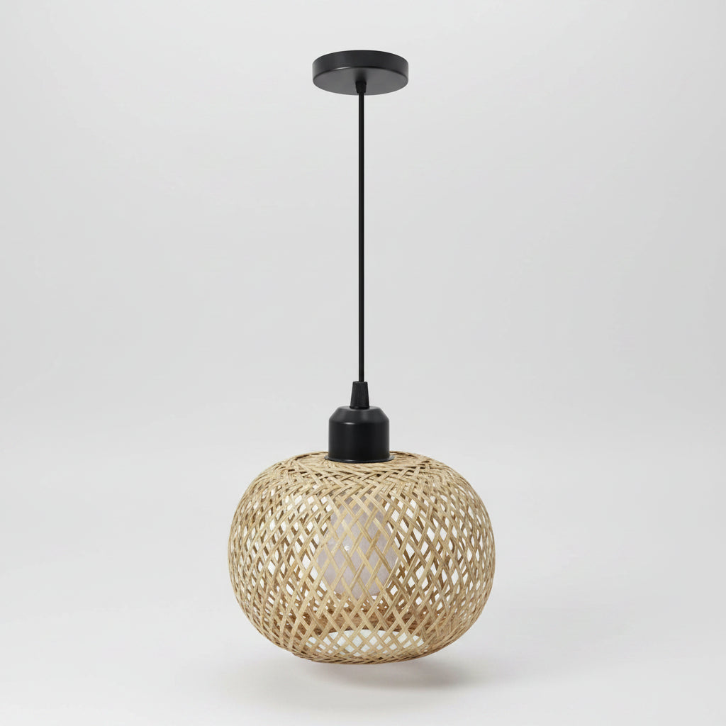 Luminária Pendente de Bambu Akada.
