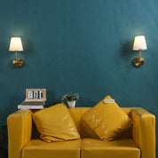 Lâmpada de parede retro americana para quarto, lâmpada de cabeceira, brilho do espelho, candelabro de luxo, abajur de tecido, TV Wall Lights