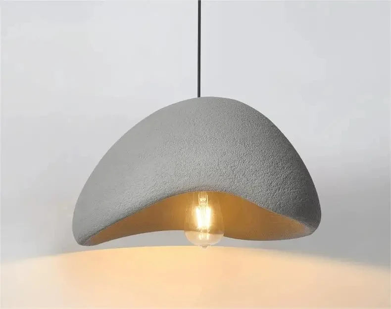Wabi Sabi Lustre de teto nórdico, luminária pendente para sala de jantar, decoração interna para casa, quarto, sala de estar, cozinha, loft