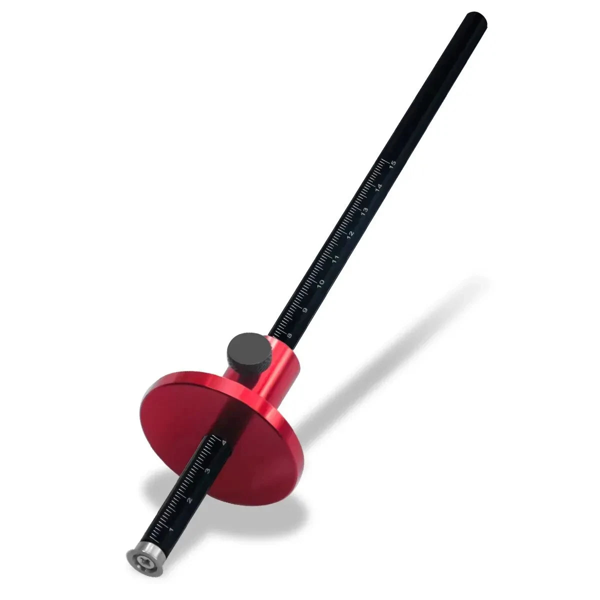 Ferramenta para inscrição e marcação de madeira - com escala em polegadas e mm para desenhar linhas paralelas, medição e layout de encaixe