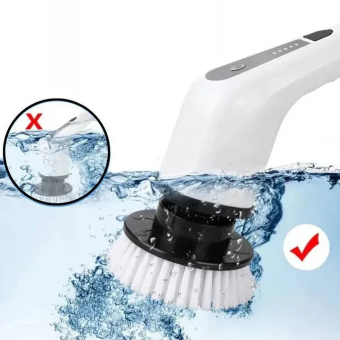 Escova de Limpeza Elétrica 3 em 1 Multifuncional Recarregável - CleanFlex