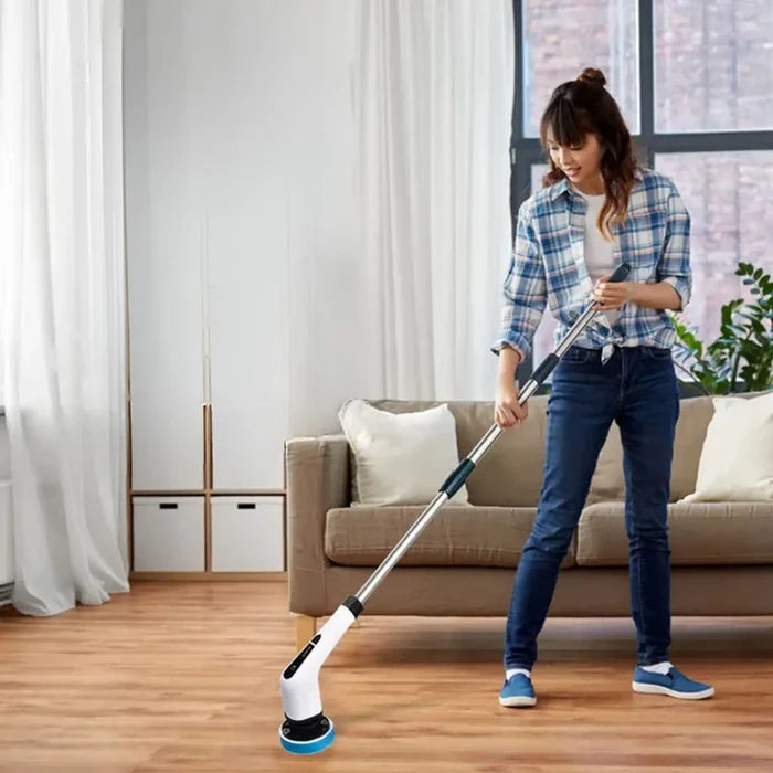 Escova de Limpeza Elétrica 3 em 1 Multifuncional Recarregável - CleanFlex