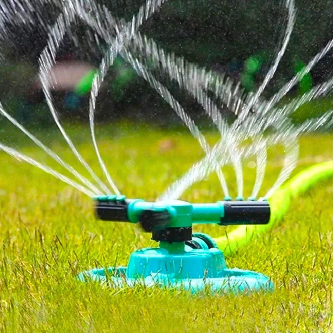 Aspersor de Jardim Rotativo 360° com 3 Bicos para Irrigação - Akada Brasil
