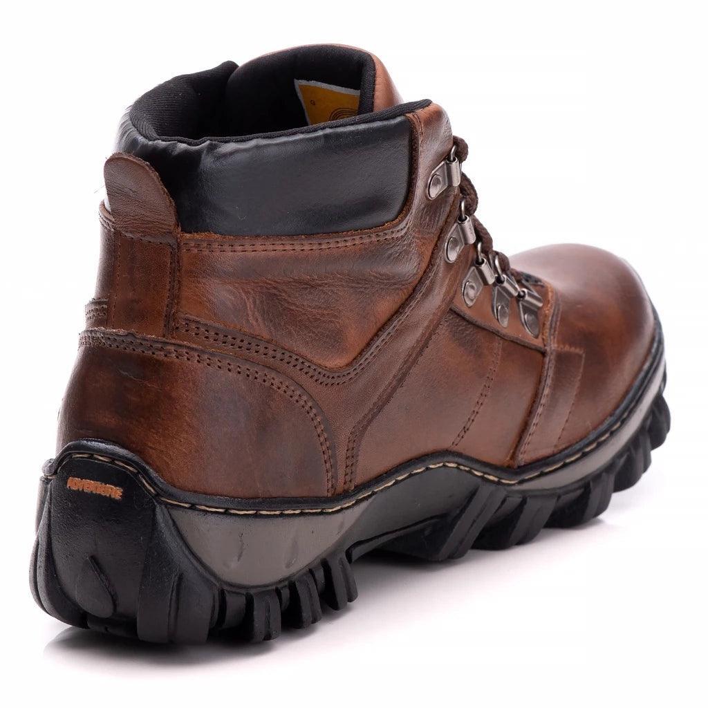 Bota Adventure Comfort Masculina Cat em Couro com Palmilha em Gel - Akada Brasil