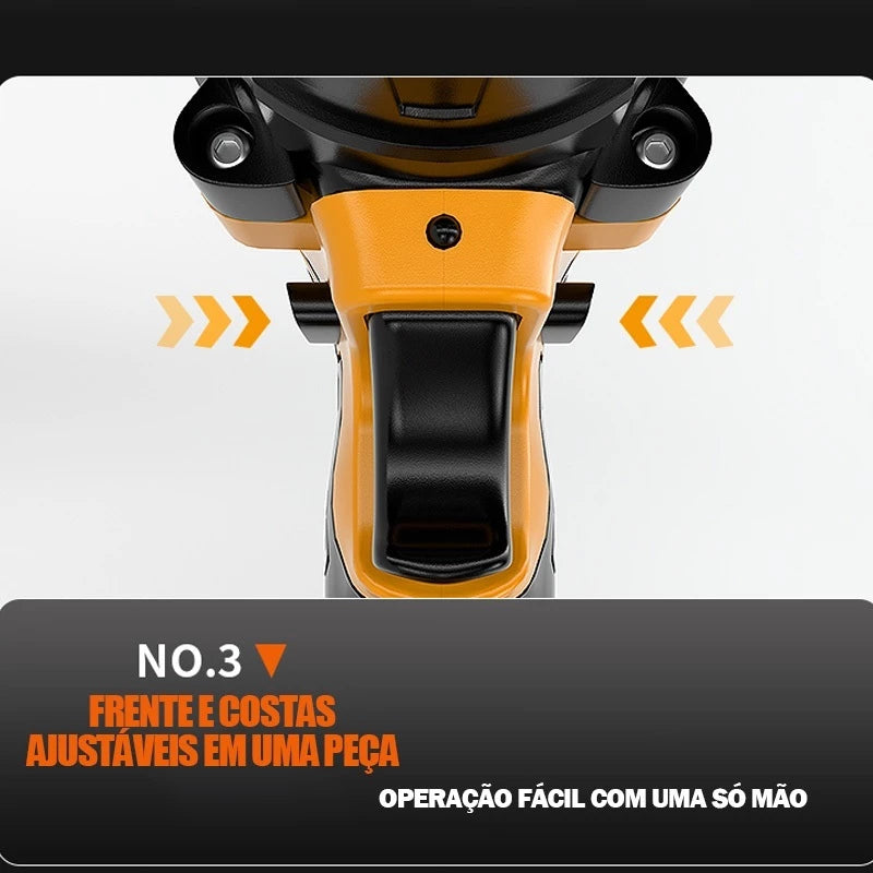 Furadeira e Parafusadeira de Impacto 21V - 2 Baterias 6500mAh