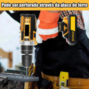 Furadeira e Parafusadeira de Impacto 21V - 2 Baterias 6500mAh