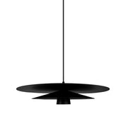 Luminária Pendente Contemporânea 40cm GU10, Alumínio em Camadas