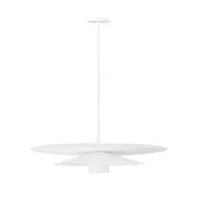 Luminária Pendente Contemporânea 40cm GU10, Alumínio em Camadas