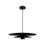Luminária Pendente Contemporânea 40cm GU10, Alumínio em Camadas
