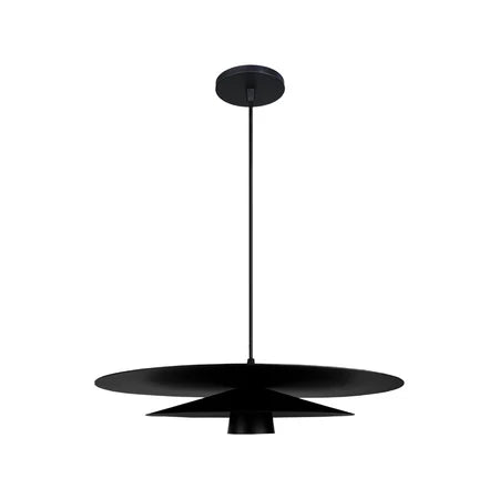 Luminária Pendente Contemporânea 40cm GU10, Alumínio em Camadas