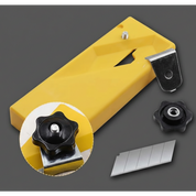 Plaina Refiladora 45º para Fita de Borda MDF Drywall Gesso Madeira com Corte Duplo